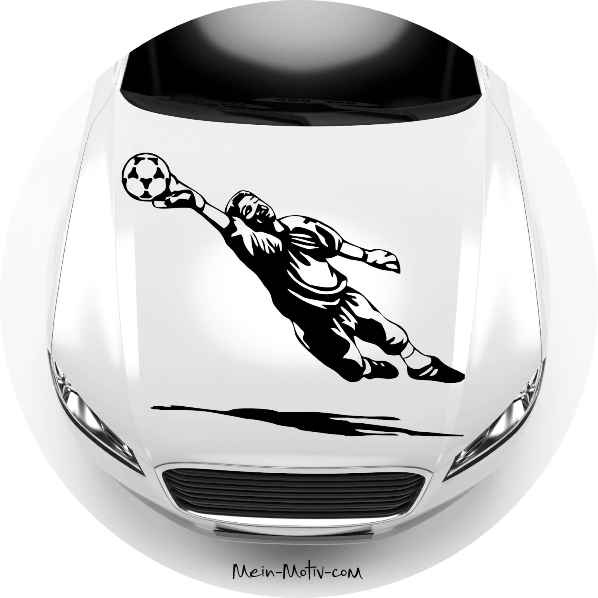 Aufkleber 10010 Fussball Torwart